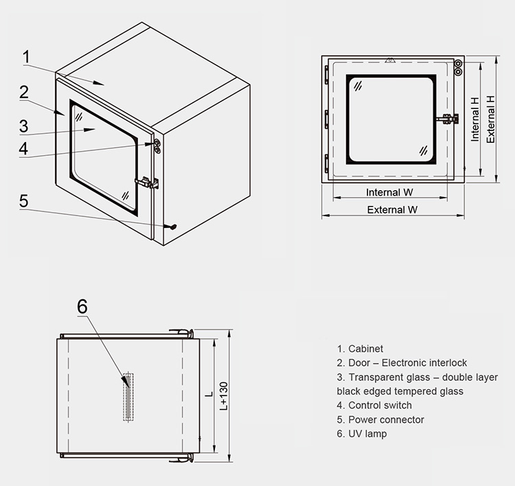Dibujo para caja de paso